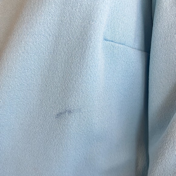 Vintage Blue Long Sleeve Dress Costume Basic – L/XL - Picture 7 of 11